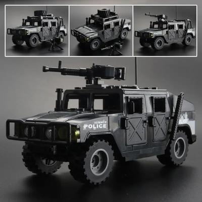 WW2 Militär Humvee Jeep 2 Modi Gepanzertes Fahrzeug Armee Auto Bausteine Bricks Classic Modell Figur Moc Spielzeug Jungen Kinder Geschenk