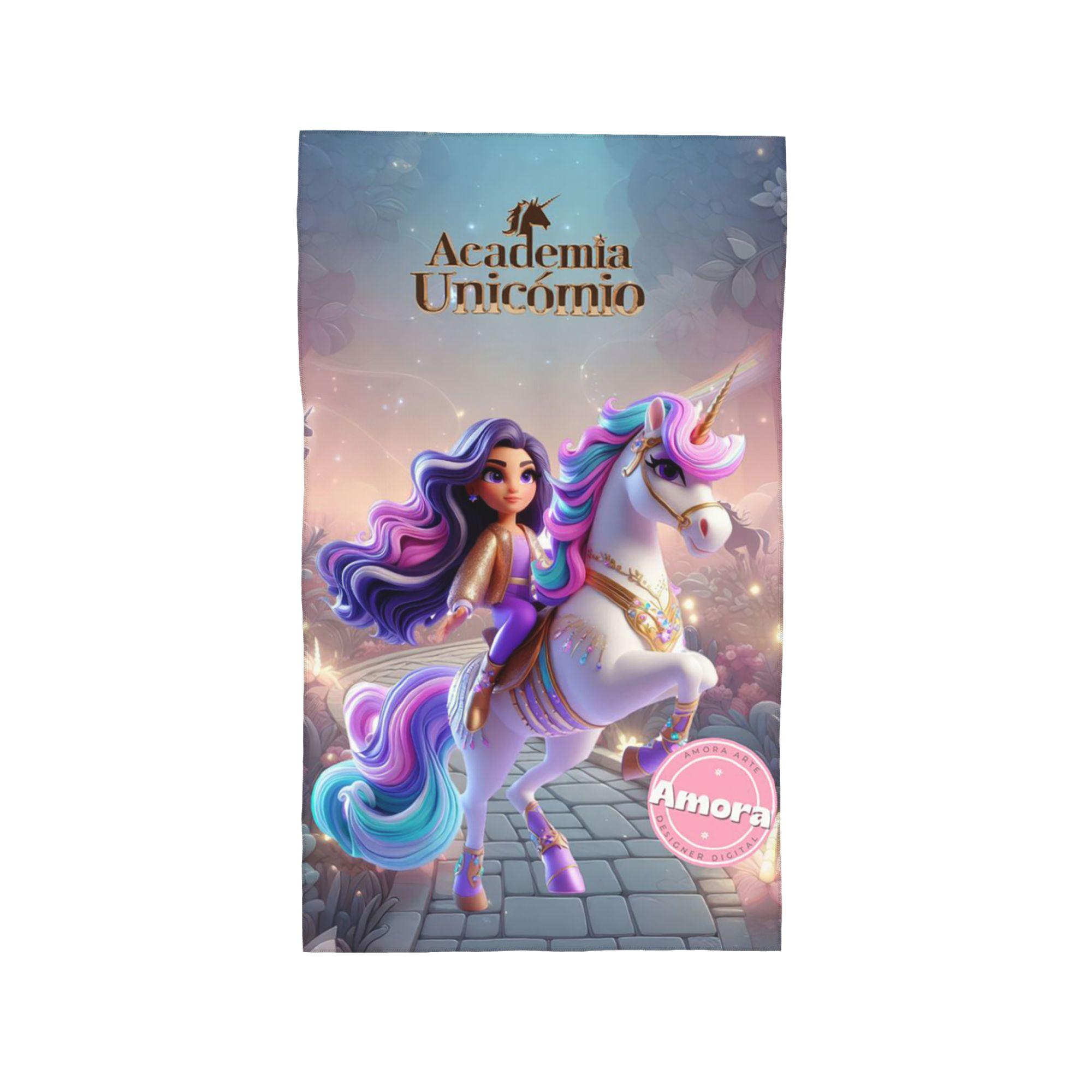 

Unicorn Academy Soft Face Towel Quick Dry Pool Bath Cotton Towels Absorbent Quick W30*H60(CM)