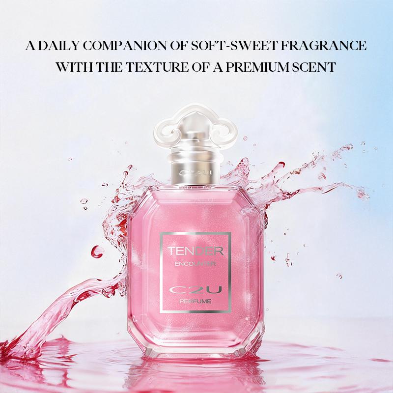 C2U Tender Encounter Perfume for Women 50ml – Fruity Floral Long-Lasting EDP