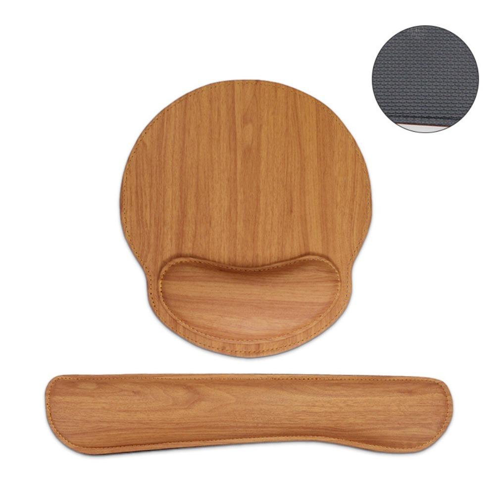 2Pcs/Set Non-Slip Ergonomic Mouse Pad Creative Wristband Mouse Mat Keyboard Hand Cushion  Desktop