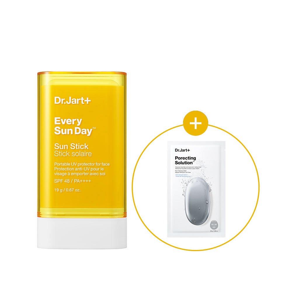 

Portable sun stick Dr.Jart+ Every Sun Day Stick 19gSPF48/PA+++++1 mask pack