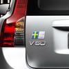 Car Trunk Logo Sticker Decoration Accessories For Volvo Rdesign Polestar AWD V50 S60 XC60 S40 XC40 XC90 V60 S80 S90 V90 V70 T6