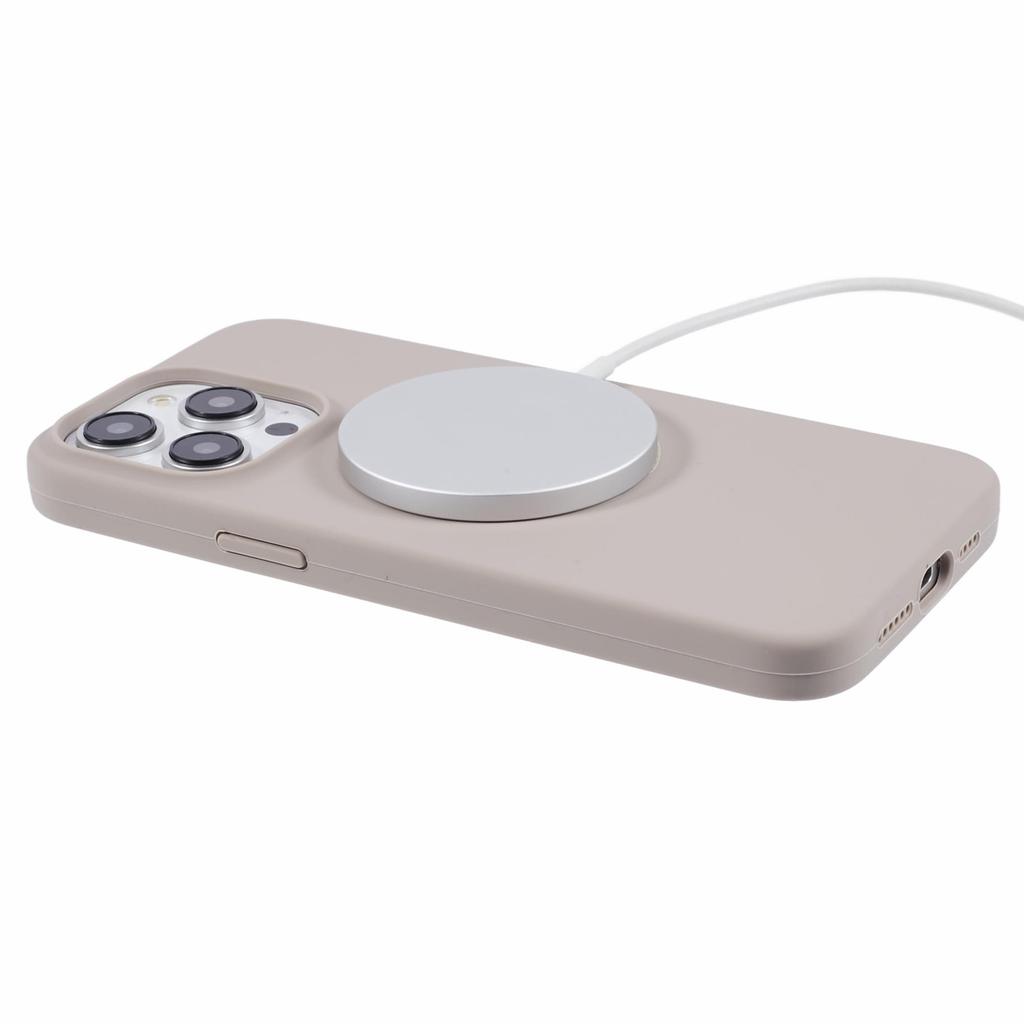BJT Series For iPhone 13 Pro 6.1 inch Case Compatible with MagSafe TPU+Silicone Smart Phone Cover