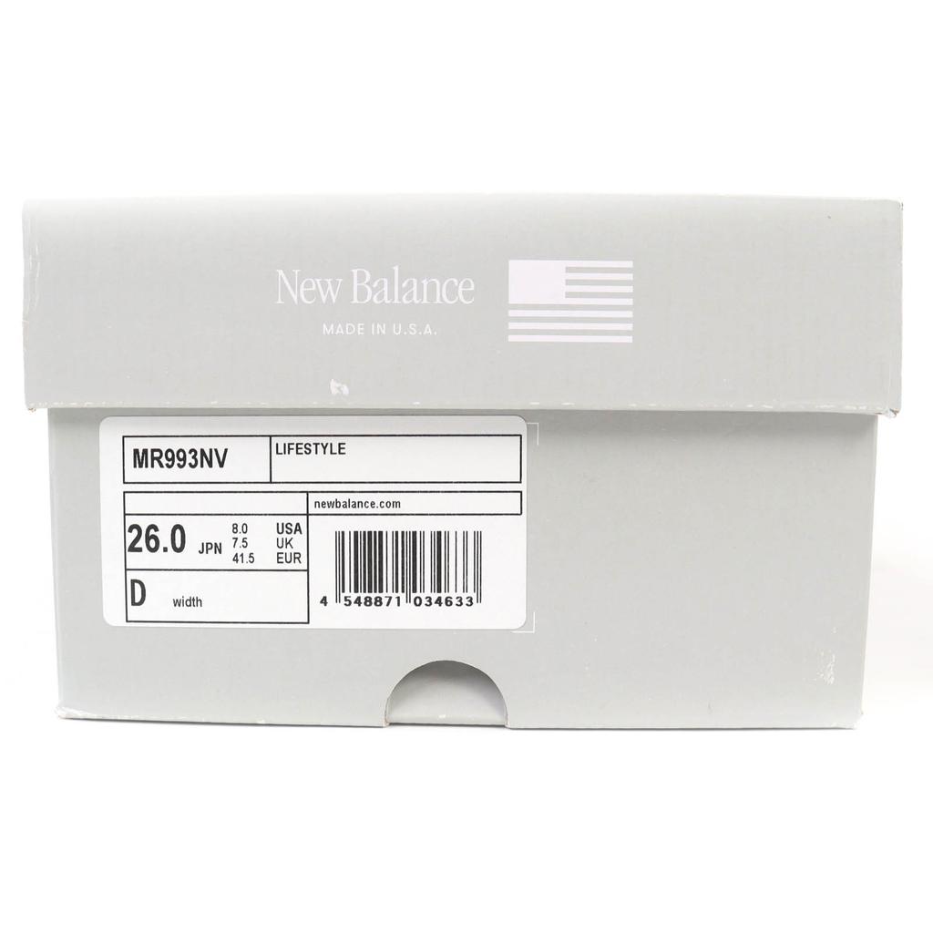 Vynikající tenisky NEW BALANCE VYROBENÉ v USA 993 S logem Námořnická pánské 26 Použité