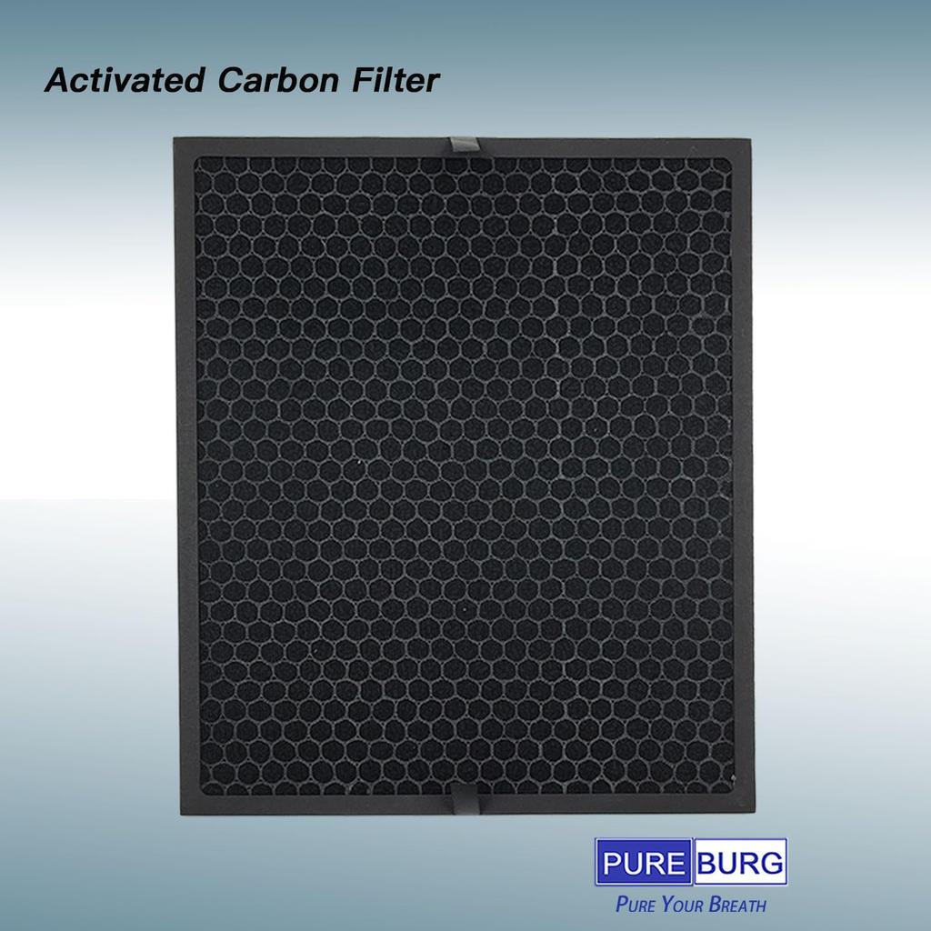 PUREBURG Replacement Filter for Levoit Air Part Number H13 True HEPA Activated Carbon Deodorizing Dust Collection and LV-PUR131 Purifier,