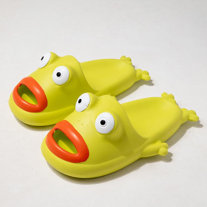 Cute Frog Slides for Men and Women Slippers Breathable Sandals Women's and Men's Shower Shoes Comfort Cloud Soft Slides
