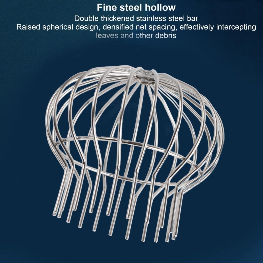 304 Stainless Steel Gutter Guard Strainer Round Line Cap Floor Drain Net  Terrace