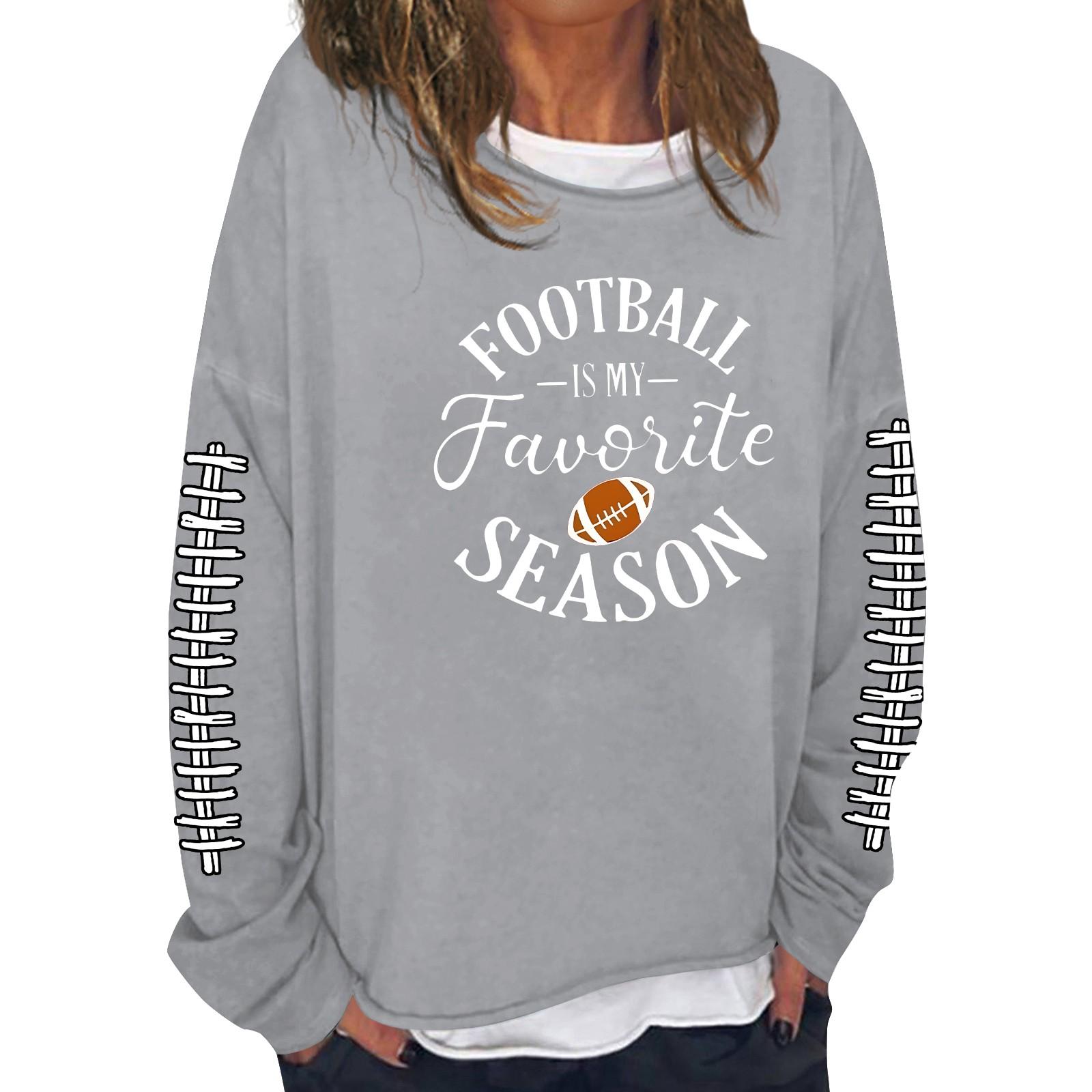 

Женская модная повседневная толстовка с длинным рукавом и круглым вырезом с принтом M