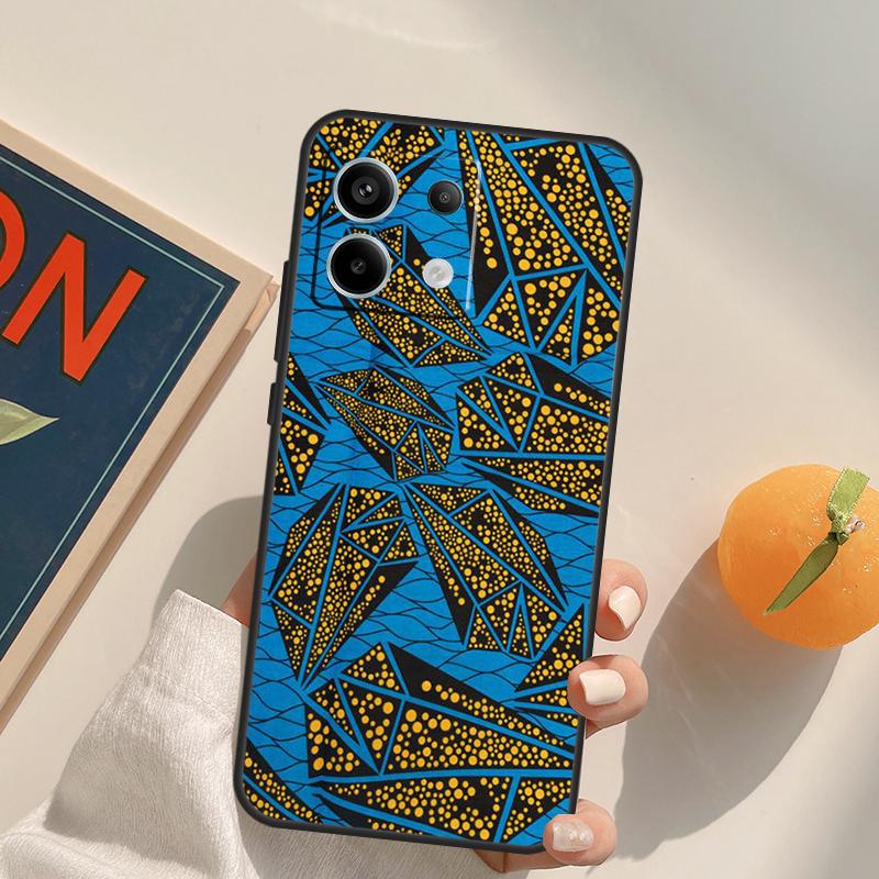 African Fabric Print Funda For Xiaomi Redmi Note 14 Pro 9 10 11 12 13 Pro 10S 11S 12S Redmi 10C 12C 13C 14C Case