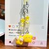 Decorative Pendant Cartoon Star Beaded Charm Portable Bag Pendant with Lanyard Mobile Phone Hanging Ornament