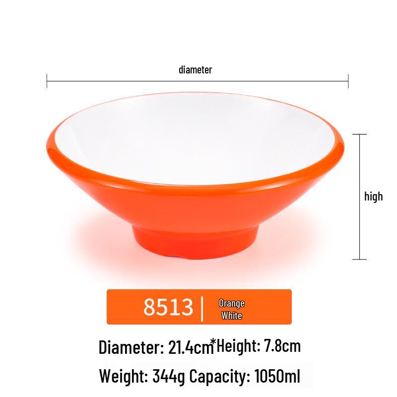Melamine Noodle Bowl for Noodle Restaurants: Ideal for Luosifen, Malatang, Rice Noodles, and Chongqing Xiaomian