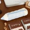 Star Print Pen Bag Pencil Shape Stationery Bag INS Stationery Organizer  Students