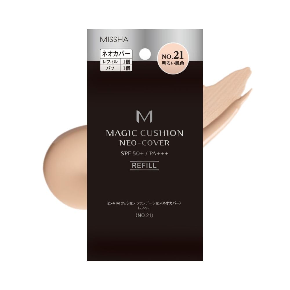 MISSHA M Cushion Foundation Neo Cover Refill 21 Light Skin Tone No. (15g)