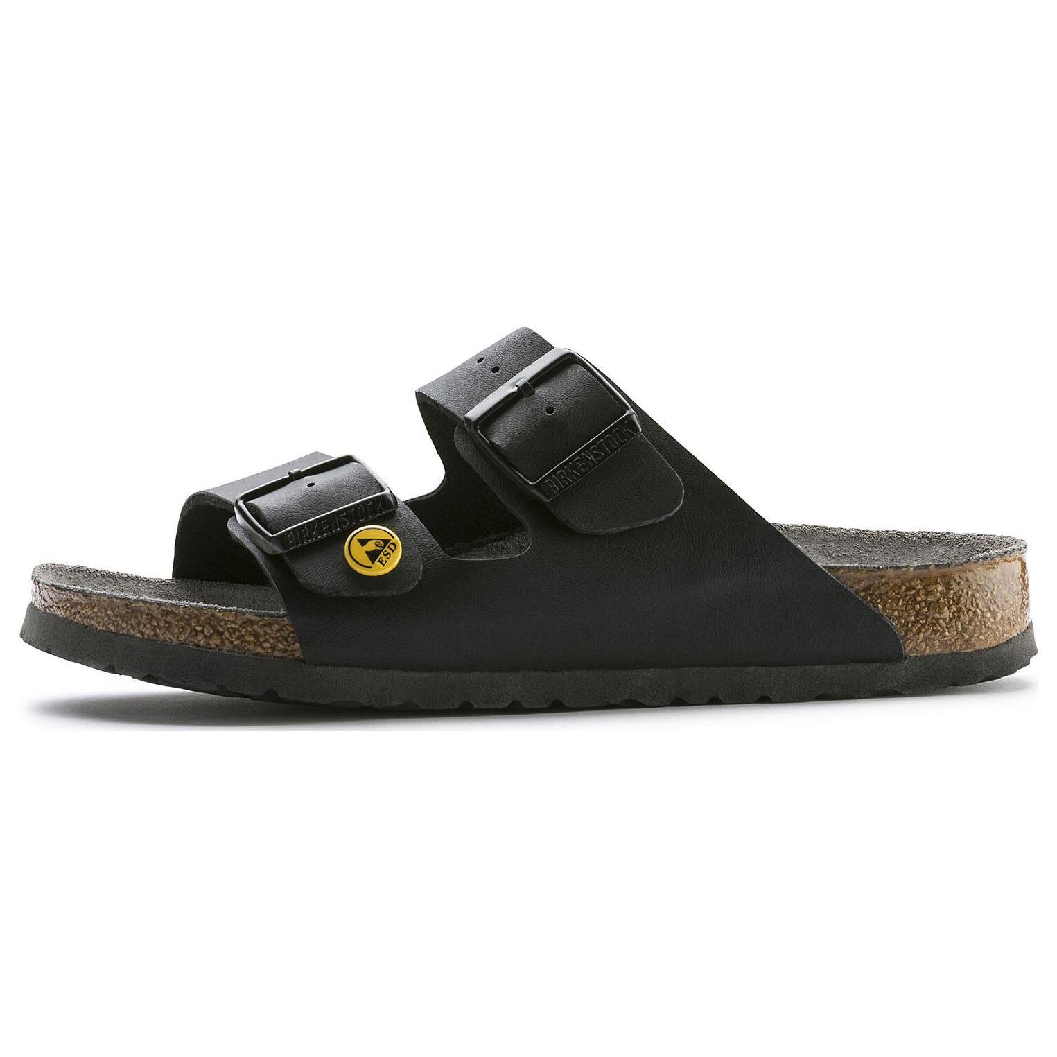 Birkenstock Arizona Esd Birko Flor Narrow Fit Sandals  Black  0089428 37
