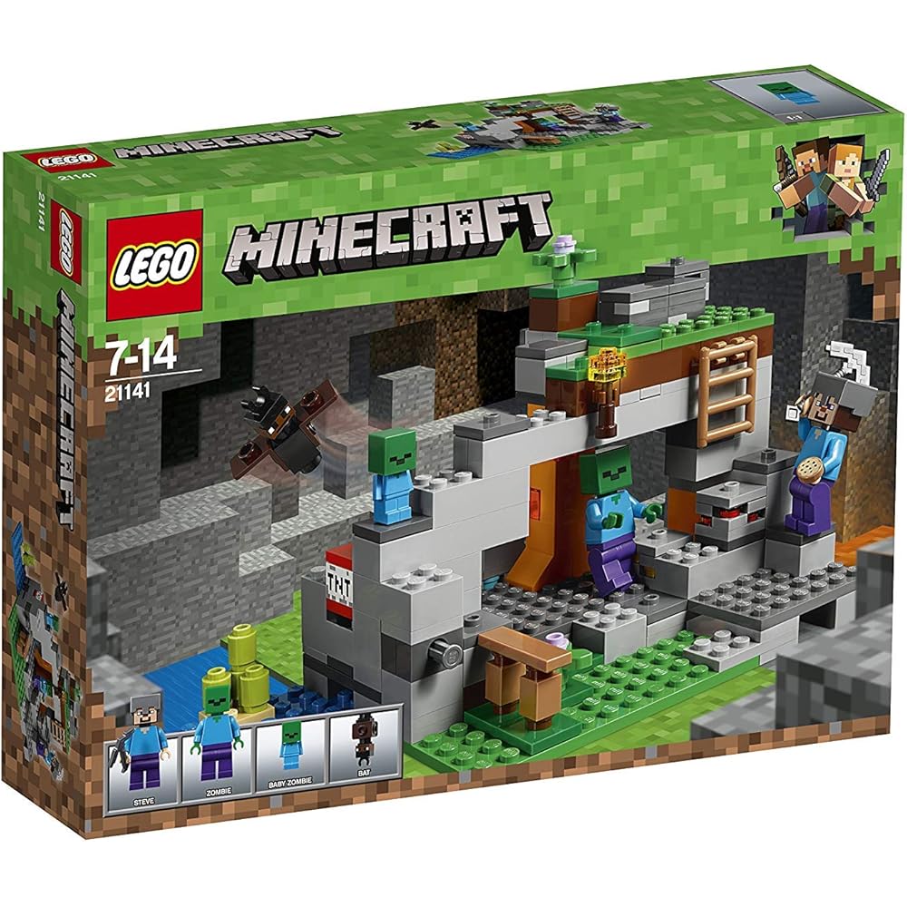 LEGO Minecraft Zombie Cave Set 21141 with Figures and Accessories Building Toy