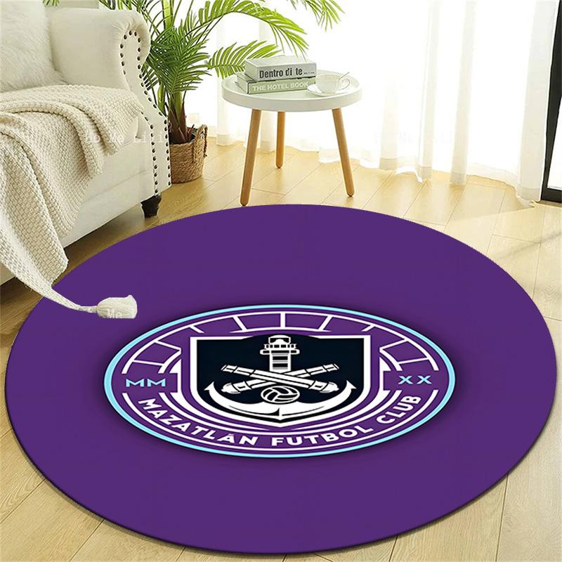 1pc Football Team (56) Design Printed Area Round Carpet for Bedroom Living Room Home Decor Rugs Mat Non Slip Mat Rug for Bedside