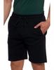 Men's Shorts with Zipper Pockets and Elastic Waist Summer MORAJ XL BLACK