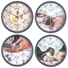 Beauty Salon Health Store Decoration Free Punch Creative Fashion Wall Clock Light Luxury Living Room Silent Wall Clock Watch