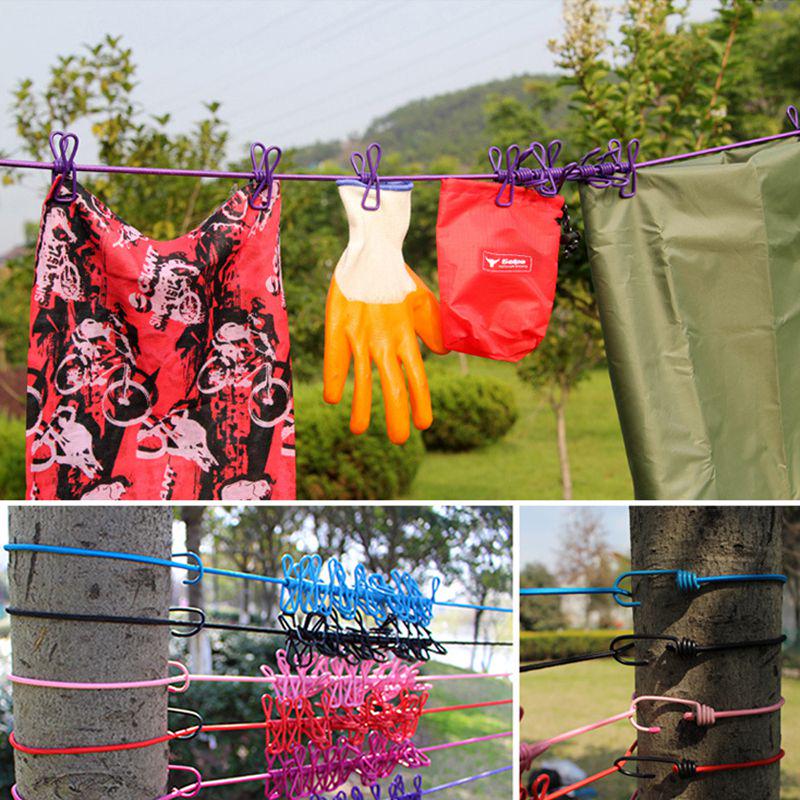 Buy Useful Outdoor Clotheslines Color Portable Receive Wind And Skid Resistant Clothesline