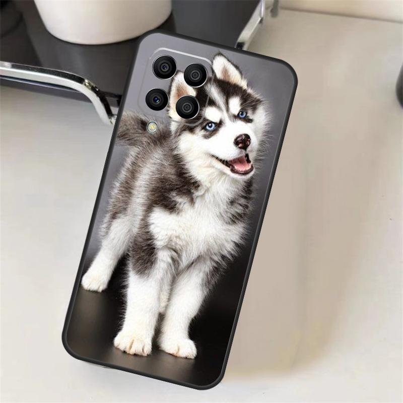 

Animal Husky puppy Case For Samsung Galaxy M20 M21 M23 M31 M11 M54 M14 M34 M13 M52 M32 M12 M16 M36 M56 M15 M55 Samsung M12