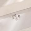  Sterling Gathering Jewelry Color Neo Gothic Classic Cross Stud Earrings Women Trendy Style Stylish Graceful Beach CelebrationClassic Stud