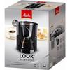 Cafetière filtre Melitta 1011-04 - Fonction AromaSelector®/Système anti-gouttes - Noir/Acier brossé