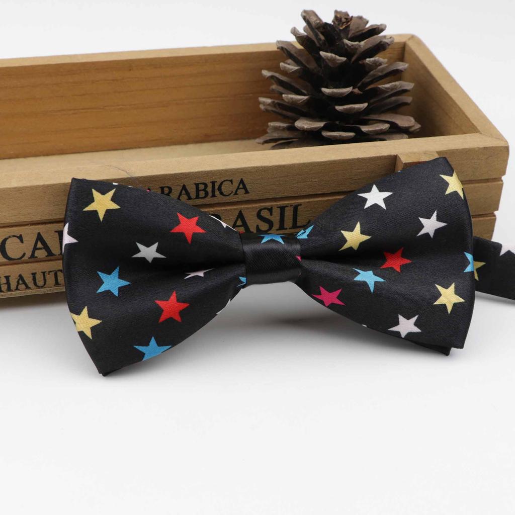 Kids Music Bow Tie Character Moustache Bowtie Children Camouflag Necktie Baby Polyester Butterfly Festival Striped Ties