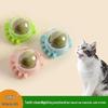 Stick-On Catnip Ball Toy for Self-Play, Teething, and Boredom Relief