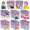 8/16/24PCS Cartoon K-POP Toy Puzzle Stickers Make a Face Stickers DIY Handicraft Stationery Waterproof Stickers