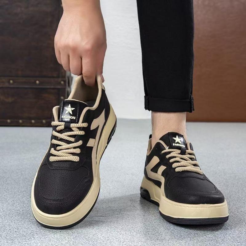 Men S Casual Board Shoes Breathable Thick Sole Fashion Running Sneakers