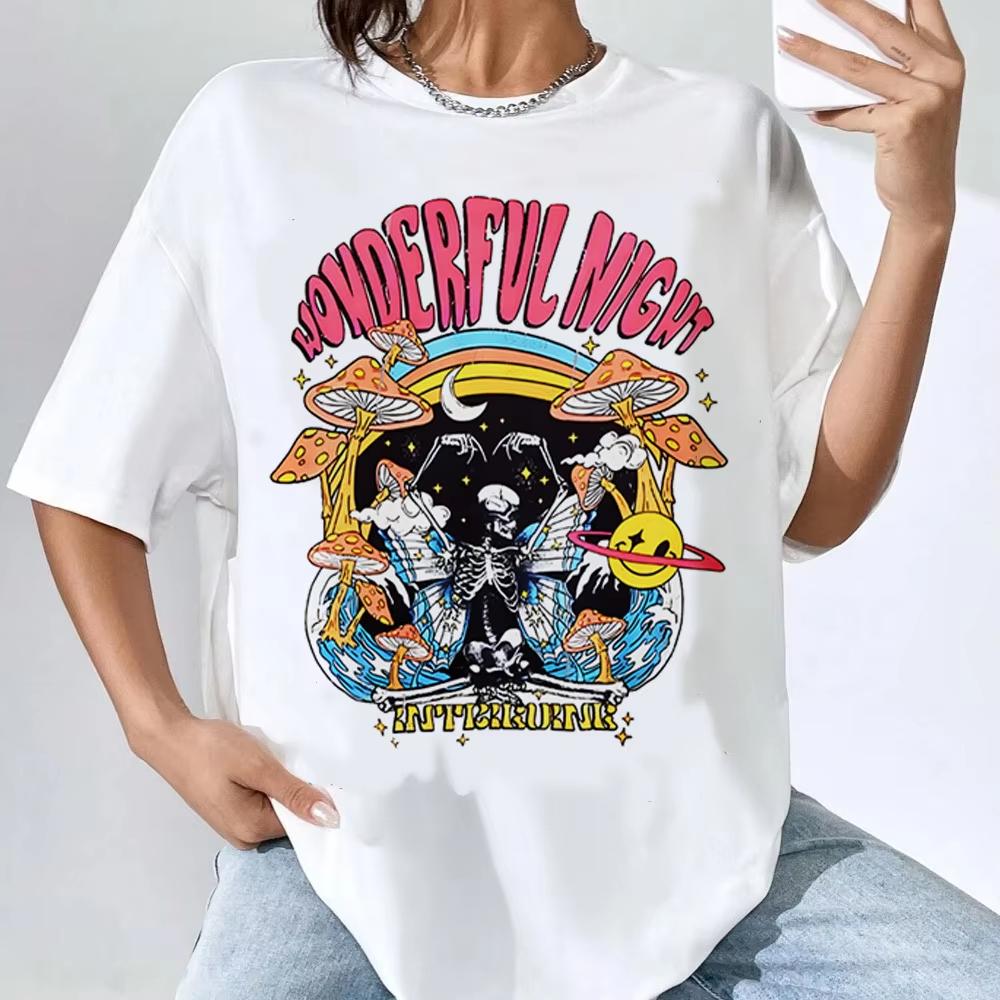 

Witch T Shirt Girl Punk Women Kawaii Colorful 2000s Graphic Shirt Classic Korean Clothes Pastel Punk Psychedelic Hip Hop Tops 4XL