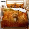 Cute Pet Dogs Bedding Set Lovely Puppy Golden Retriever Comforter Sets King Queen Twin Size Duvet Cover Set Bed Linen For Kids