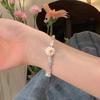 Pearl Necklace Women'S Summer Premium Clavicle Chain, Flower Crystal Bead Niche Light Luxury Bracelet Cool Spicy Necklace