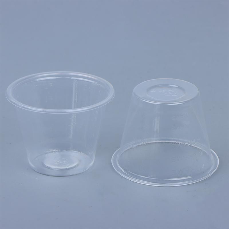 100Pcs 30ml Plastic Graduated Mixing Cups Disposable Universal for Airbrush Paint Mixing DIY Art Creation