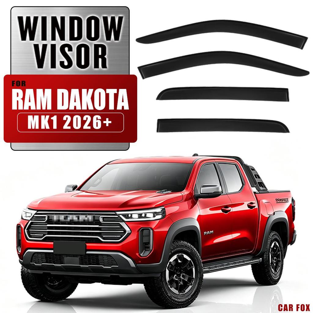 Ram Dakota Window Visor Rain Shield Deflector