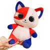 Plush Cat Toy With American Flag Design For Kids And Adults
