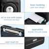 (Black) Mini Thermal Photo Printer Portable Photo Printer Wireless Blue-tooth Label Printer Pocket  With 6 Pcs Papers