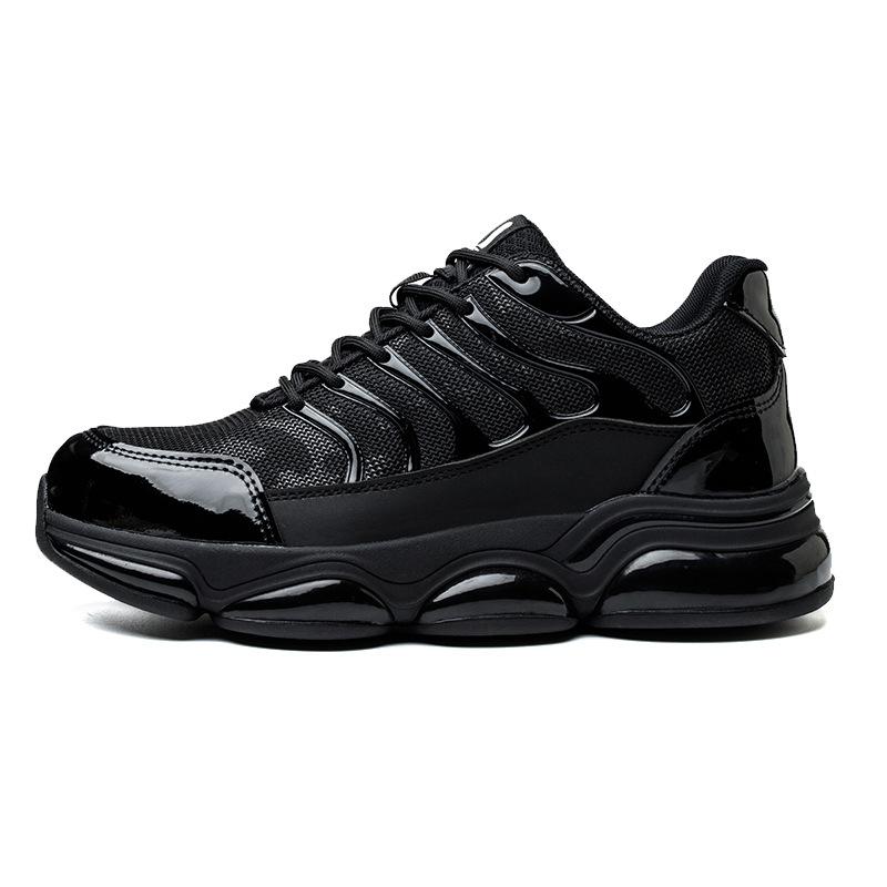 Cushion Black Safety Shoes Men Steel