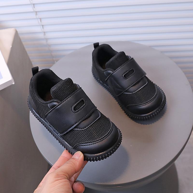 Children's Casual Shoes: Boys' Soft-Sole Sneakers, Girls' Anti-Slip Walking Shoes, Solid Color