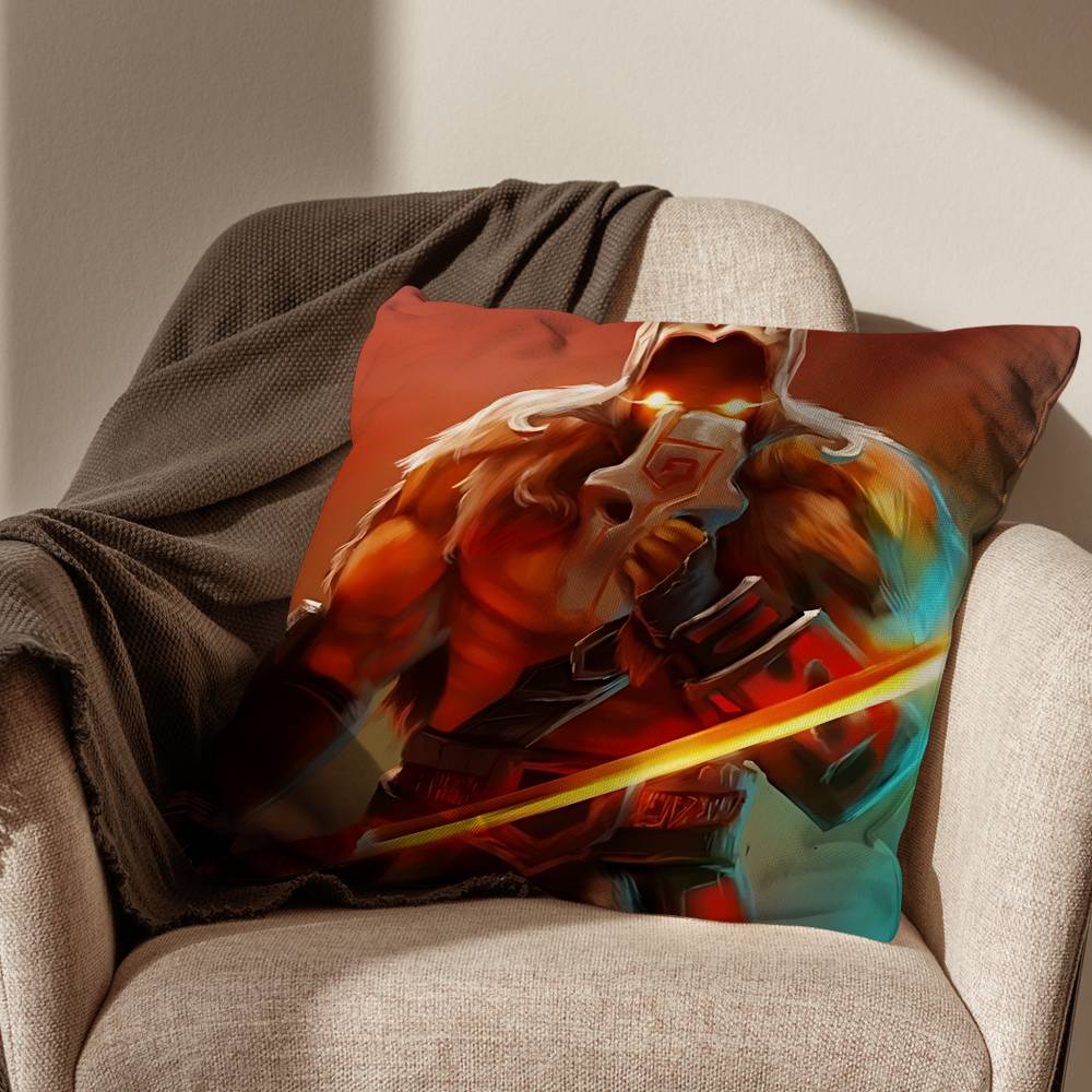 game Lion Dota 2 Pudge Cushion Cover Suitable For Sofa Car Bedroom Office Cushions Decorative Pillow Case