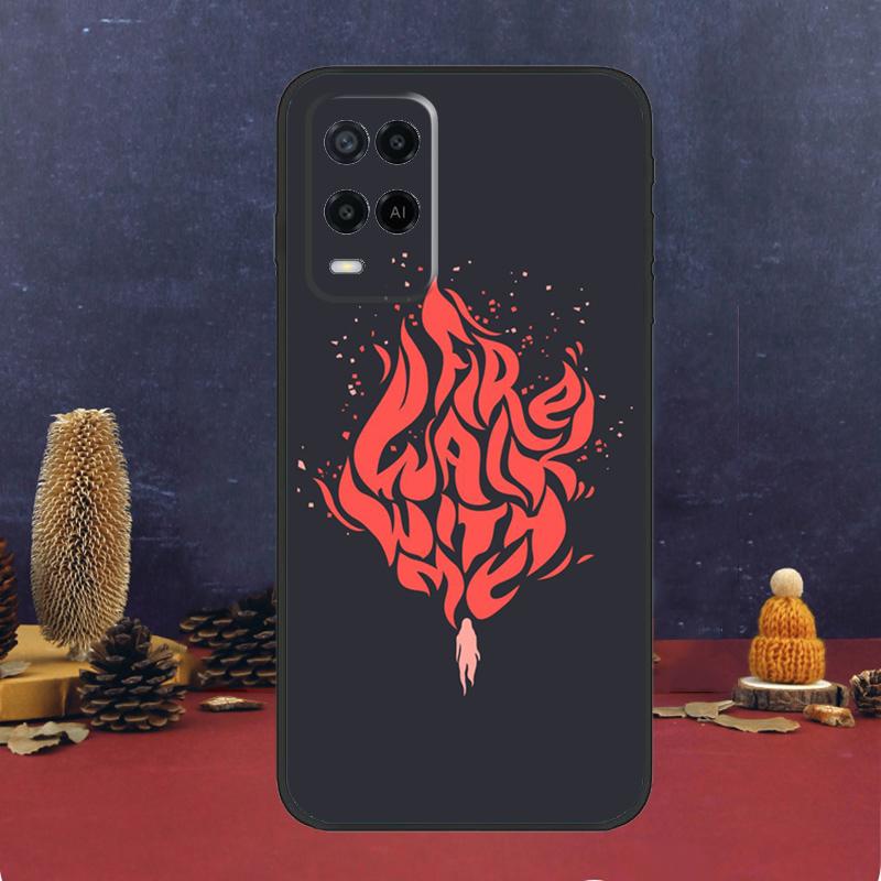Fire Walk With Me Twin Peaks Case For Oppo A5 Pro A6 A15 A18 A38 A58 A78 A98 A54 A74 A94 A17 A57 A80 A60 A40 A16 A76 A96