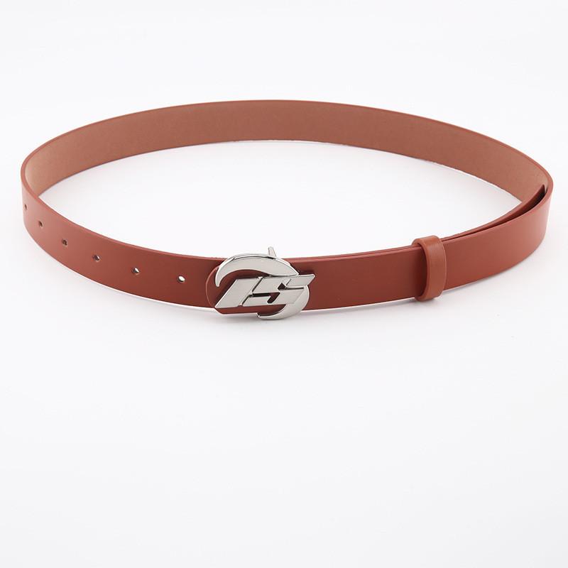 Trendy Women's Denim Belt With Alloy Buckle Perfect For Casual Outfits Smooth Buckle Korean Style Fashionable Belt Available Now