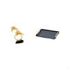 Modern Lifelike Dolphin Figurine Decorative Serving Tray Table Organizer for Home Office Fireplace
