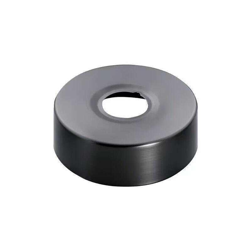 2Pcs Round Shower Faucet Cover Stainless Steel Faucet Decorative Cover Shower Raised Pipe Cover Easy to Install