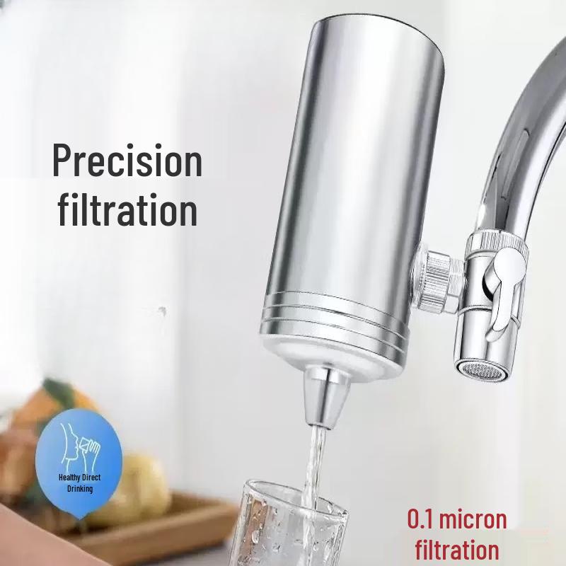 TLXT Enhanced Faucet Water Purifier with 6 Filter Cartridges