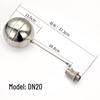 Stainless Steel Adjustable Float Valve DN15-25 for Water Tanks and Towers, 304/201