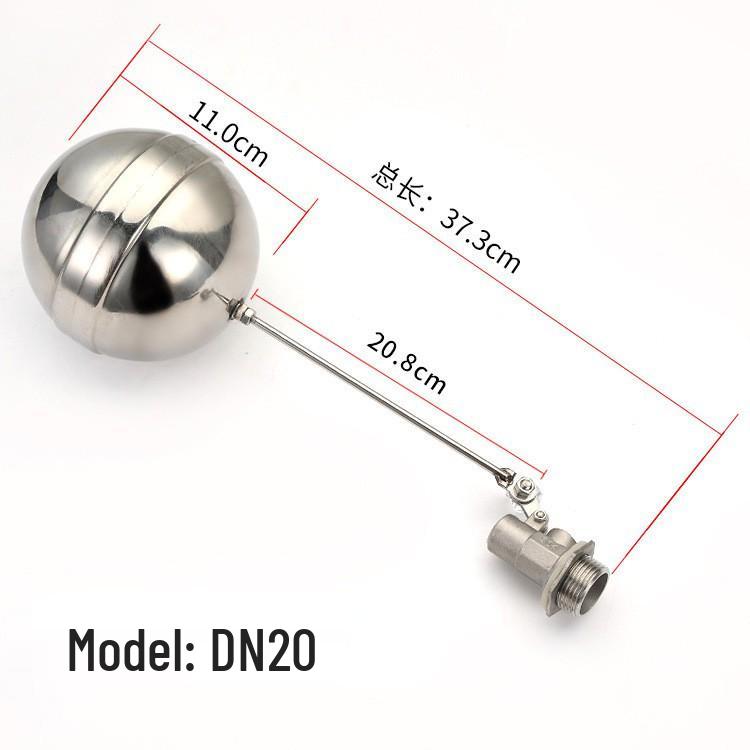 Stainless Steel Adjustable Float Valve DN15-25 for Water Tanks and Towers, 304/201