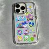 Cute Cartoon Role Tamagotchi Dog Phone Case For Samsung Galaxy A73 A16 A35 A55 A25 A15 A56 A54 A36 A34 A24 A26 4G 5G Soft Cover