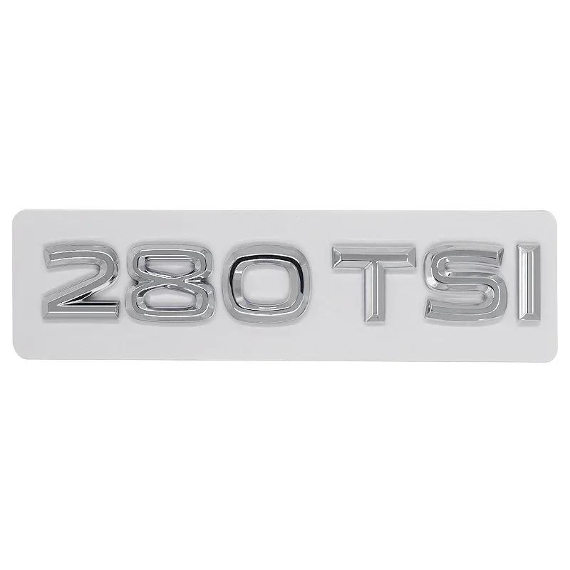 3D ABS 280TSI 380TSI Car Body Side Emblem Auto Rear Trunk Badge Sticker For VW Golf Passat Jetta Tiguan Polo Vento Lavida MK4