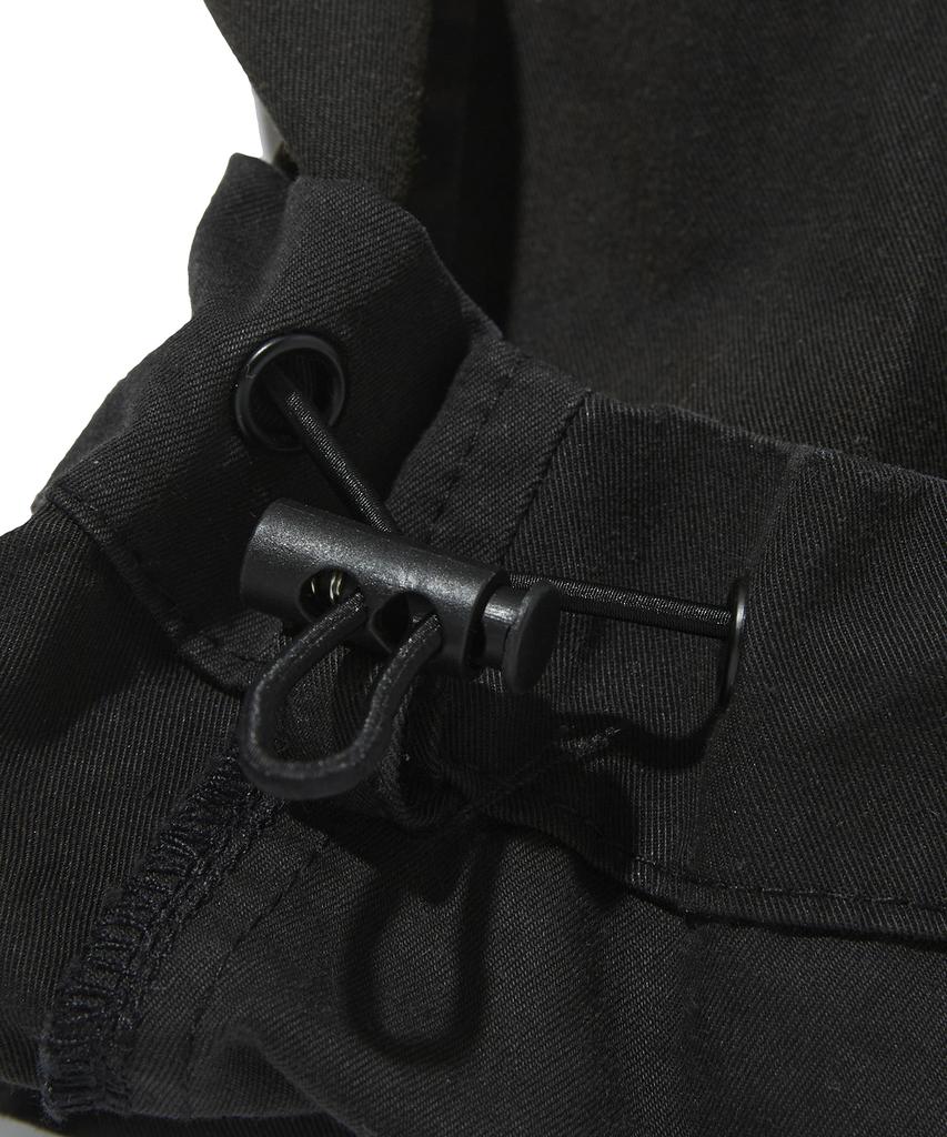 Seuweideu Washed Cargo Pants [Dark Black]